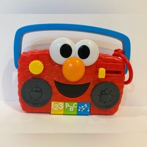 Sesame Street Elmo Pretend Play Toy Musical Radio Take Along Boombox